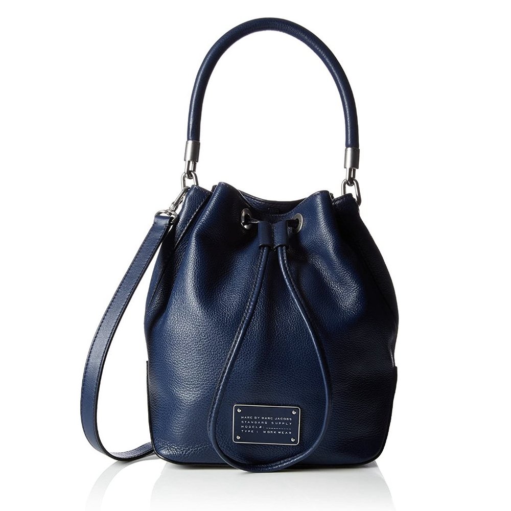 ❤️ NWT MARC by MARC JACOBS Too Hot to Handle Large Bucket Bag Amalfi Coast Blue